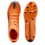 Puma Ultra 5 Firm Ground Football Boots – Orange/Black – view 3