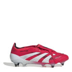 adidas Predator Soft Ground Football Boots – Red/White – view 5