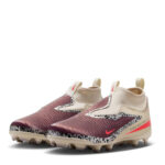 Nike Phantom 6 Junior Firm Ground Football Boots – Burgundy/Print – view 4