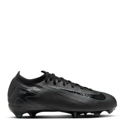 Nike Mercurial Vapor 16 Junior Firm Ground Football Boots – Black/Green