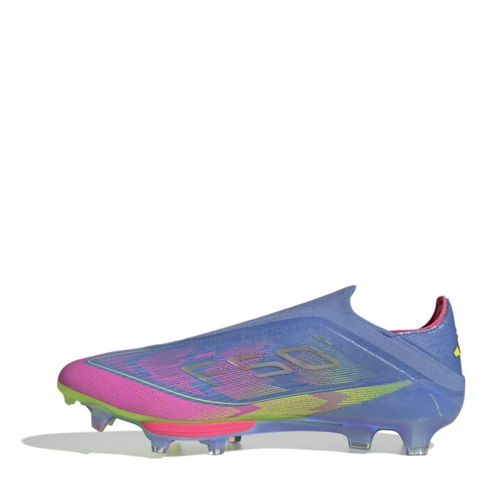 adidas Mens F50+ Firm Ground Football Boots – Blue/Yellow – view 2