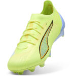 Puma Womens Ultra 5 Firm Ground Football Boots – Ice/Yellow – view 6