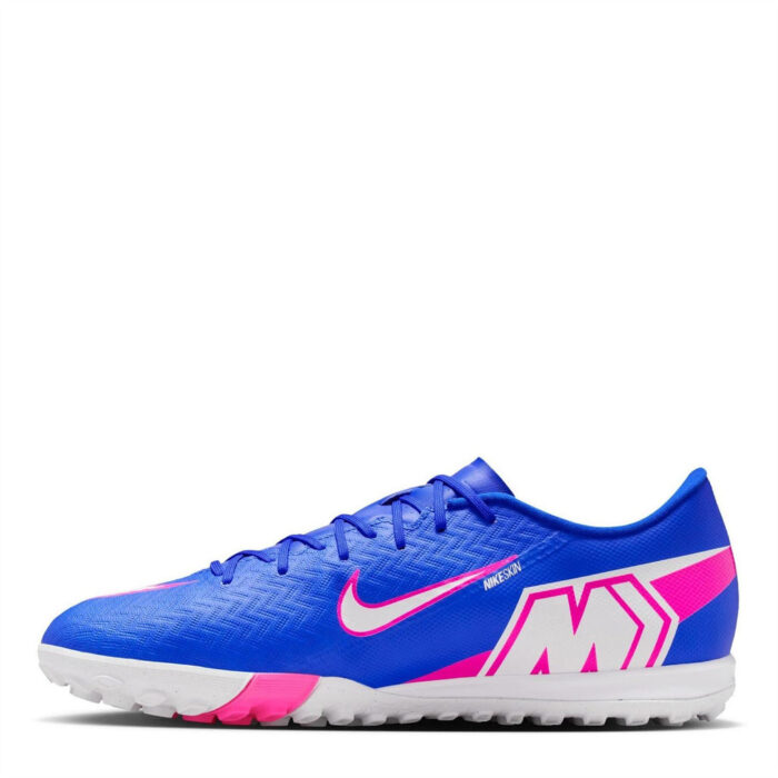 Nike Mens Zoom Mercurial Vapor 16 Turf Football Boots – Blue/Wht/Pink - Image 2