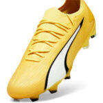Puma Ultra Firm Ground Football Boots – Yellow/White - Image 6