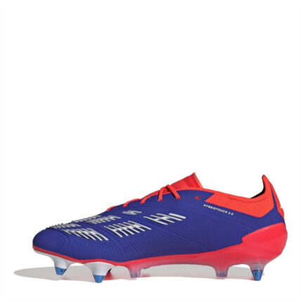 adidas Predator 24 Soft Ground Football Boots – Blue/Wht/Red – view 2