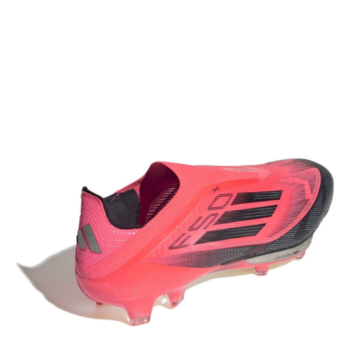 adidas Mens F50+ Firm Ground Football Boots – Pink/Black – view 4