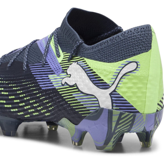 Puma Future 7 Firm Ground Football Boots – Grey/White/Grn - Image 5