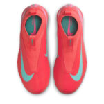 Nike Zoom Mercurial Superfly 10 Junior Turf Football Boots – Red/Green – view 6