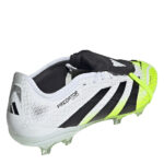 adidas Predator Firm Ground Football Boots – White/Blk/Lemon - Image 4