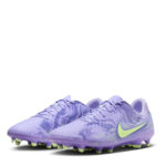 Nike Tiempo Legend 10 Firm Ground Football Boots – Purple/Volt - Image 4