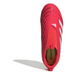 adidas Predator 3 Junior Firm Ground Football Boots – Red/White - Image 5
