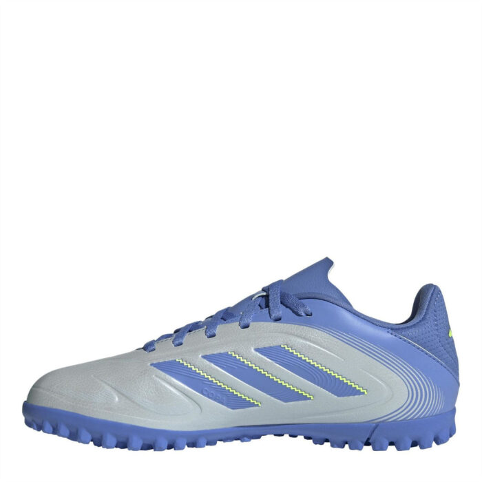 adidas Junior Turf Football Boots – Blue/Lemon – view 8