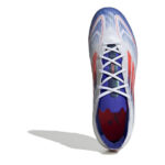 adidas F50 Junior Firm Ground Football Boots – White/Red/Blue – view 5