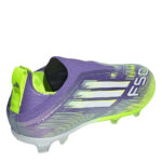 adidas F50 Laceless Junior Firm Ground Football Boots – Purple/White – view 4