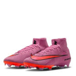 Nike Mercurial Superfly 10 Firm Ground Football Boots – Pink/Black – view 3