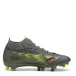 Puma Womens Ultra 5 Firm Ground Football Boots – Silver/Yellow – view 4