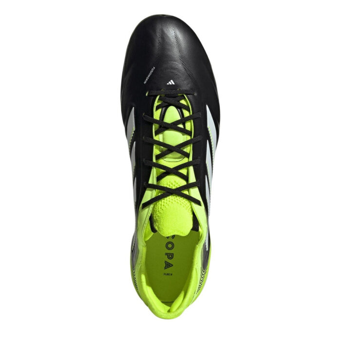 adidas Copa Pure Iii Firm Ground Football Boots – Black/Lemon – view 5