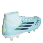 adidas Womens F50 Sparkfusion Firm Ground Football Boots – Blue/Yellow – view 4