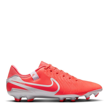 Nike Tiempo Legend 10 Firm Ground Football Boots – Red/White