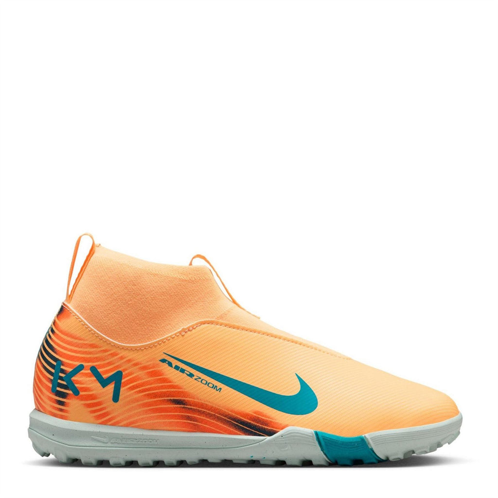 Nike Zoom Mercurial Superfly 10 Junior Turf Football Boots – Orange/Melon
