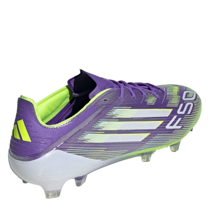 adidas F50 Firm Ground Football Boots – Purple/White - Image 4