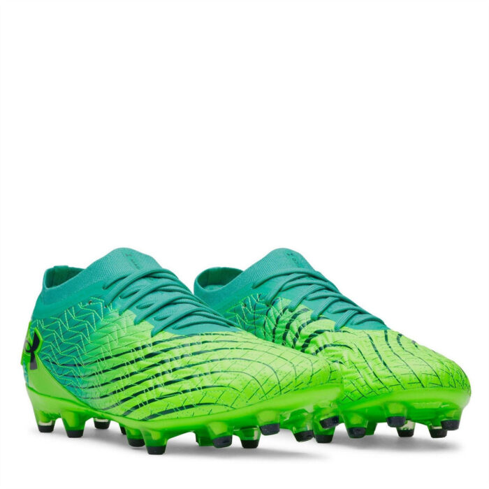 Under Armour Under Armour Magnetico .1 Firm Ground Football Boots – Green/Turquoise – view 5
