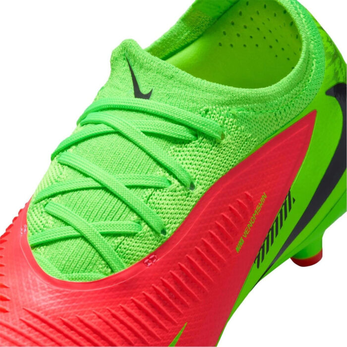 Nike Phantom 6 Junior Multi-Ground Football Boots – Green/Orange – view 6