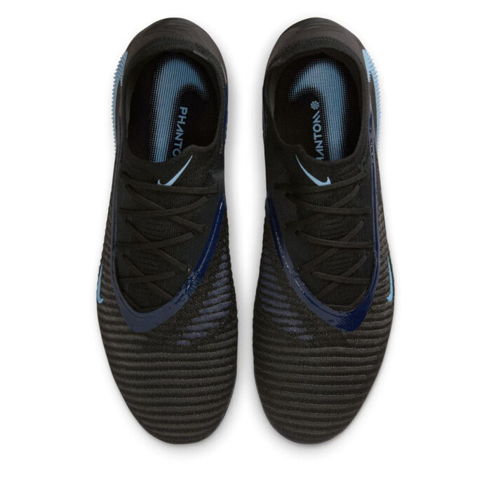 Nike Phantom 6 Low Firm Ground Football Boots – Black/Black – view 6