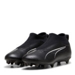 Puma Ultra Junior Firm Ground Football Boots – Black/White - Image 7