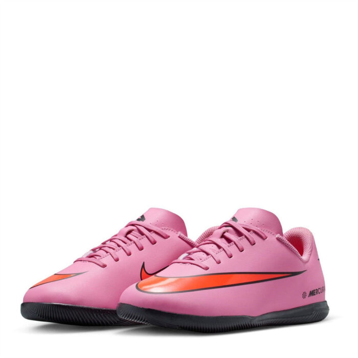 Nike Mercurial Vapor 16 Junior Indoor Football Boots – Pink/Black – view 8