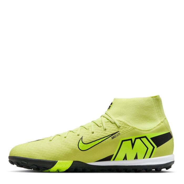 Nike Mercurial Superfly 10 Turf Football Boots – Volt/Crimson – view 2