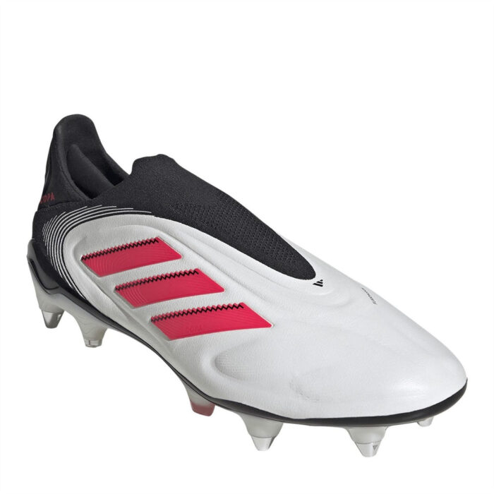 adidas Soft Ground Football Boots – Wht/Red/Blk – view 3