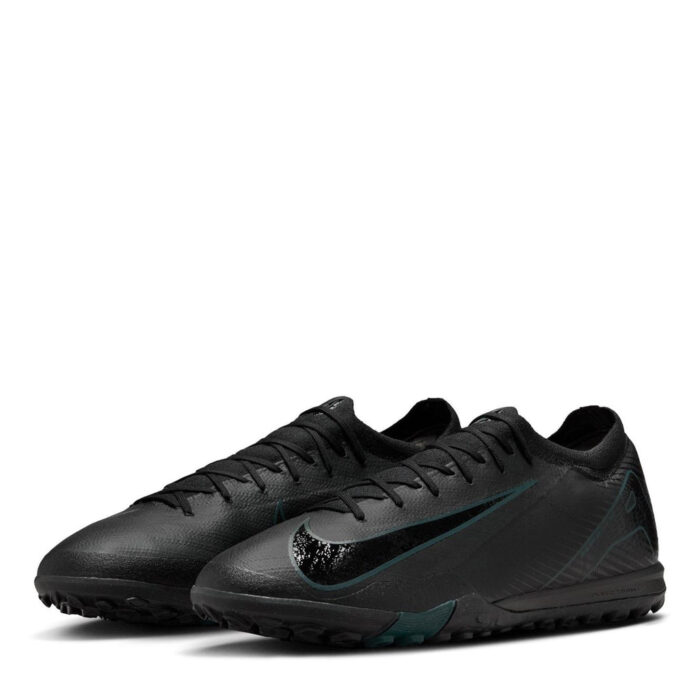 Nike Zoom Mercurial Vapor 16 Turf Football Boots – Black/Green – view 4