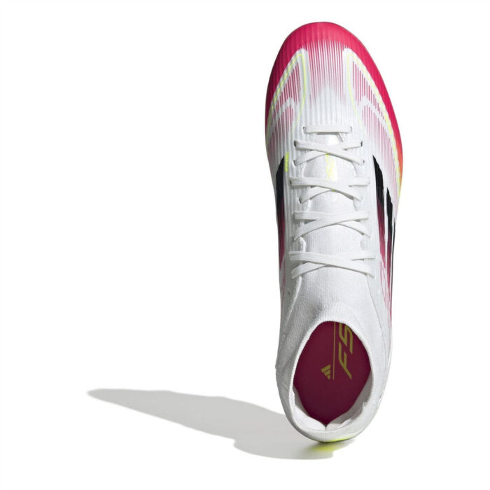 adidas F50 Firm Ground Football Boots – White/Red – view 5