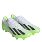 adidas X Crazyfast Firm Ground Football Boots – Wht/Blk/Lemon - Image 3