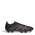 adidas Predator Firm Ground Football Boots – Black/Grey – view 8