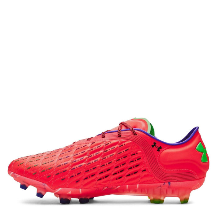 Under Armour Clone Magnetico Firm Ground Football Boots – Red/Green – view 7