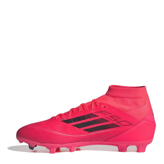 adidas Womens F50 Firm Ground Football Boots – Pink/Black – view 8