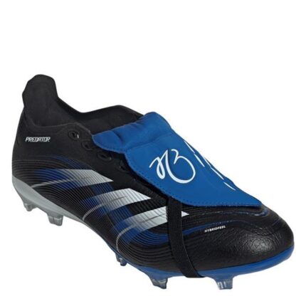 adidas Predator Firm Ground Football Boots – White/Silver – view 2