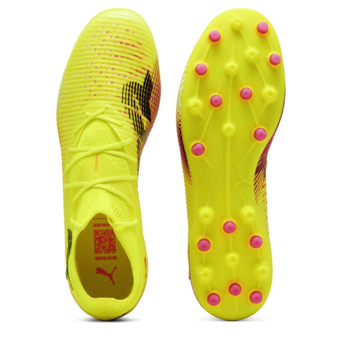 Puma Mens Future 8 Multi-Ground Football Boots – Yellow Alert- – view 3