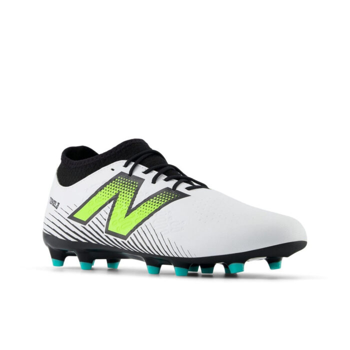 New Balance Tekela 4+ Magique Firm Ground Football Boots – White/Black – view 2