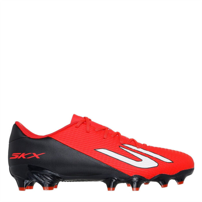 Skechers Skx.2 Firm Ground Football Boots – Red/Black – view 3