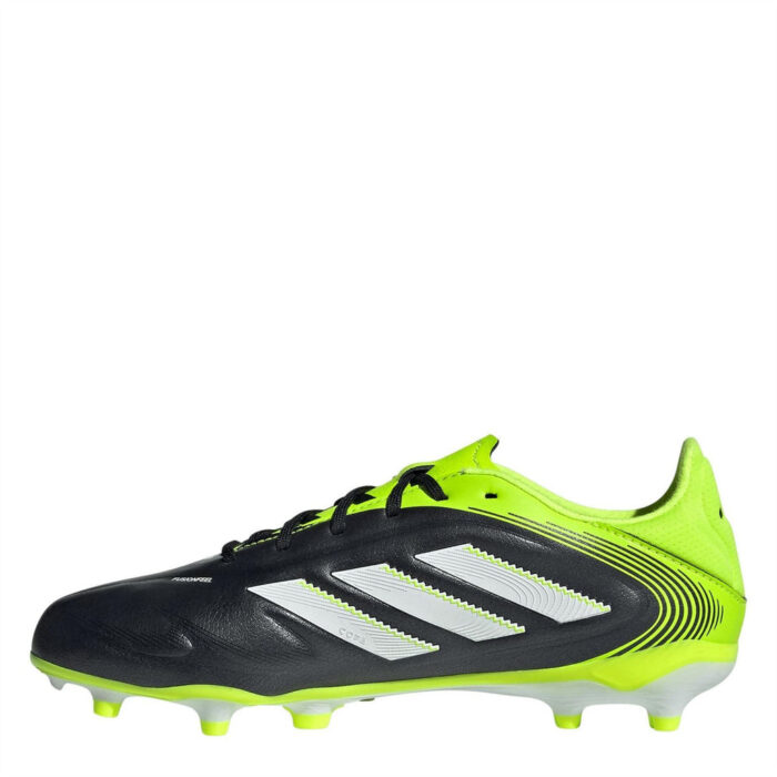 adidas Copa Pure 3 Junior Firm Ground Football Boots – Black/Lemon - Image 8
