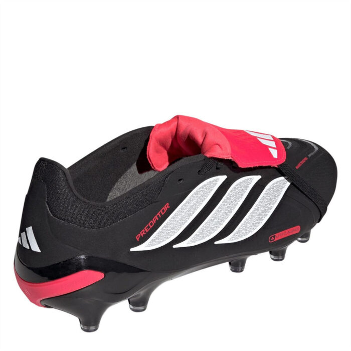 adidas Predator Turf Football Boots – Black/White/Red – view 4