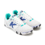Kelme Indoor Football Boots – White/Royal – view 6