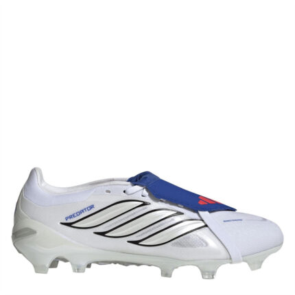 adidas Predator Firm Ground Football Boots – White/Blue