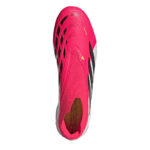 adidas Predator Firm Ground Football Boots – Pink/Blk/White – view 5