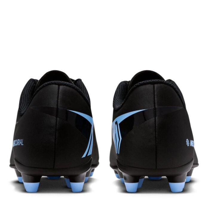 Nike Mercurial Vapor 16 Junior Firm Ground Football Boots – Black/Blue – view 5