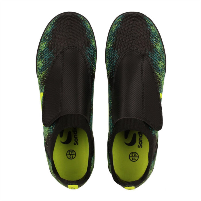 Sondico Blaze Junior Turf Football Boots – Black/Green – view 7