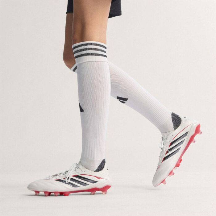 adidas Copa Pure 4 Firm Ground Football Boots – Silver/Black - Image 3